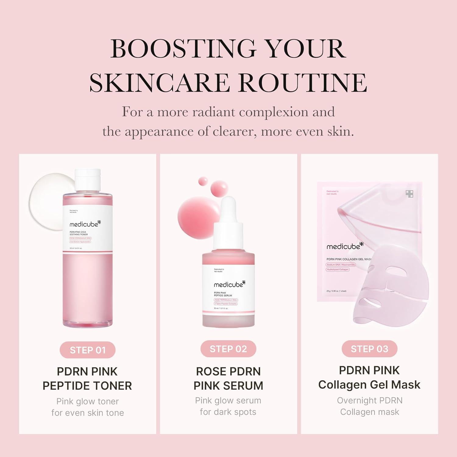 Medicube - PDRN Pink Cica Soothing Toner 250ml