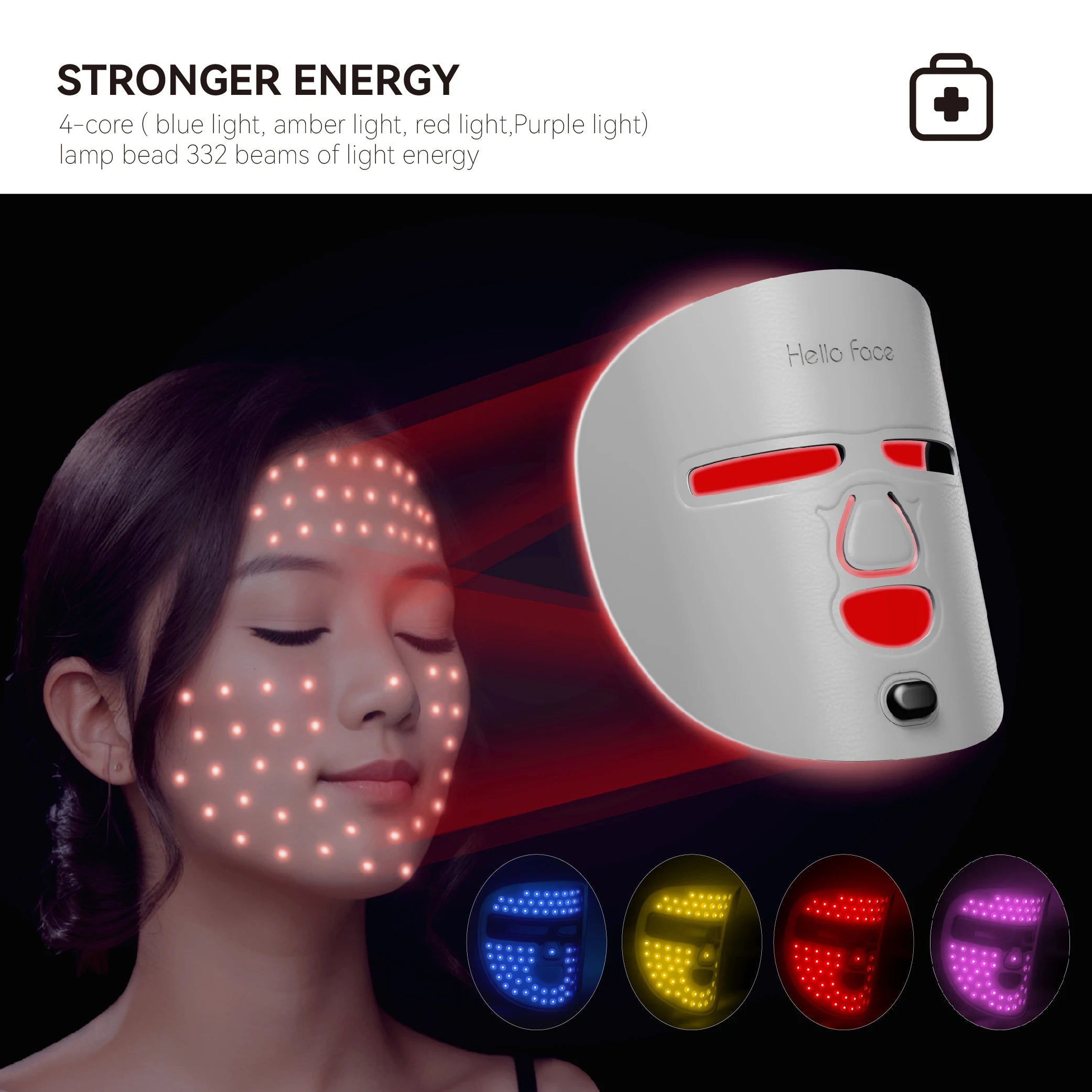 Hello Face Wireless Light Therapy Mask